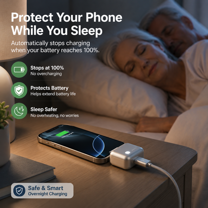 🔥Up to 85% OFF🔋Sleep-Safe™ Auto Disconnect Charging Adapter