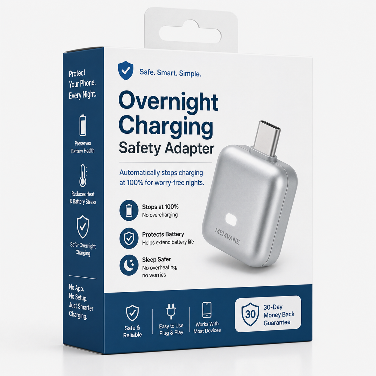 🔥Up to 85% OFF🔋Sleep-Safe™ Auto Disconnect Charging Adapter