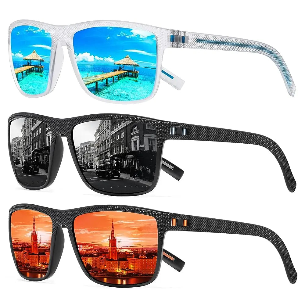 🚨80% OFF SALE – LAST DAY 👓🐟3 Pairs Polarized Daily Fishing Sunglasses