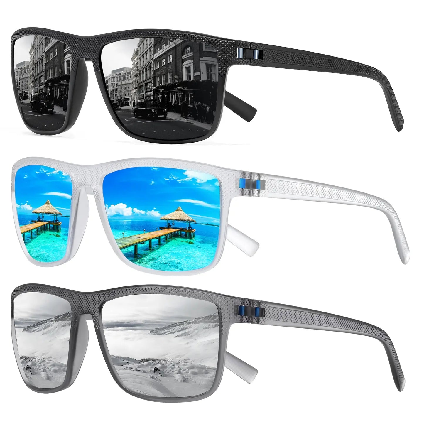 🚨80% OFF SALE – LAST DAY 👓🐟3 Pairs Polarized Daily Fishing Sunglasses
