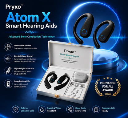 🔥 Today Only! Pryxo™ Atom X Smart Hearing Aids — Hear Clearly, Feel Confident Again 💖