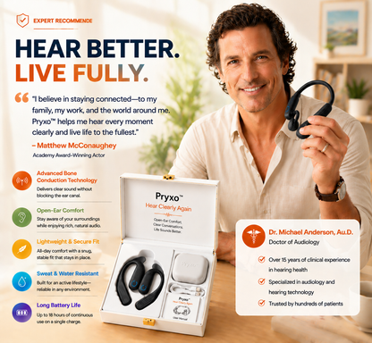 🔥 Today Only! Pryxo™ Atom X Smart Hearing Aids — Hear Clearly, Feel Confident Again 💖