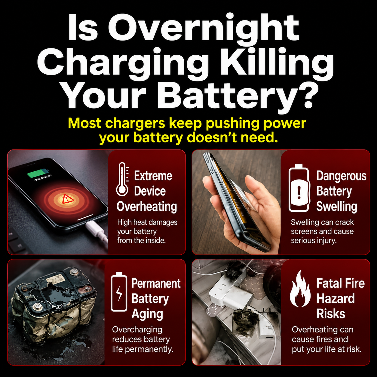🔥Up to 85% OFF🔋Sleep-Safe™ Auto Disconnect Charging Adapter